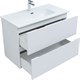 AQUANET Тумба с раковиной Джейн 90 цв.белый матовый (раковина Фортуна) AQUANET-332528