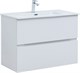 AQUANET Тумба с раковиной Джейн 90 цв.белый матовый (раковина Фортуна) AQUANET-332528