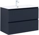 AQUANET Тумба с раковиной Джейн 90 цв.маренго (раковина Flat) AQUANET-332538
