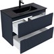 AQUANET Тумба с раковиной Джейн 90 цв.маренго (раковина Flat) AQUANET-332538