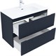 AQUANET Тумба с раковиной Джейн 90 цв.маренго (раковина Flat) AQUANET-332538