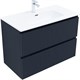 AQUANET Тумба с раковиной Джейн 90 цв.маренго (раковина Flat) AQUANET-332538