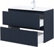 AQUANET Тумба с раковиной Джейн 90 цв.маренго (раковина Flat) AQUANET-332538