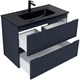 AQUANET Тумба с раковиной Джейн 90 цв.маренго (раковина Flat) AQUANET-332538