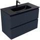 AQUANET Тумба с раковиной Джейн 90 цв.маренго (раковина Flat) AQUANET-332538