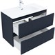 AQUANET Тумба с раковиной Джейн 90 цв.маренго (раковина Flat) AQUANET-332538