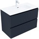 AQUANET Тумба с раковиной Джейн 90 цв.маренго (раковина Flat) AQUANET-332538