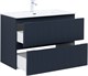 AQUANET Тумба с раковиной Джейн 90 цв.маренго (раковина Flat) AQUANET-332538
