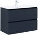 AQUANET Тумба с раковиной Джейн 90 цв.маренго (раковина Flat) AQUANET-332538