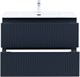 AQUANET Тумба с раковиной Джейн 90 цв.маренго (раковина Flat) AQUANET-332538