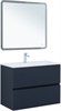 AQUANET Тумба с раковиной Джейн 90 цв.маренго (раковина Фортуна) AQUANET-332523