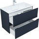 AQUANET Тумба с раковиной Джейн 90 цв.маренго (раковина Фортуна) AQUANET-332523