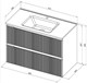 AQUANET Тумба с раковиной Джейн 90 цв.мисти грин (раковина Flat) AQUANET-332533