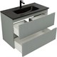 AQUANET Тумба с раковиной Джейн 90 цв.мисти грин (раковина Flat) AQUANET-332533