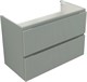 AQUANET Тумба с раковиной Джейн 90 цв.мисти грин (раковина Flat) AQUANET-332533