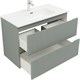 AQUANET Тумба с раковиной Джейн 90 цв.мисти грин (раковина Flat) AQUANET-332533