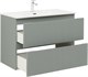 AQUANET Тумба с раковиной Джейн 90 цв.мисти грин (раковина Flat) AQUANET-332533