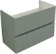 AQUANET Тумба с раковиной Джейн 90 цв.мисти грин (раковина Фортуна) AQUANET-332518