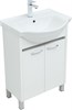 AQUANET Тумба с раковиной Донна 60 цв.белый глянец (Shenxin) AQUANET-308382