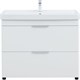 AQUANET Тумба с раковиной Ирис new 100 напольная 2 ящ. цв.белый глянец AQUANET-342096