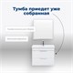 AQUANET Тумба с раковиной Ирис new 70 подвесная 2 ящ. цв. белый глянец AQUANET-312428