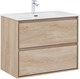 AQUANET Тумба с раковиной Милан (Flash) 80 цв. дуб светлый AQUANET-340338