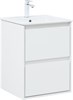 AQUANET Тумба с раковиной Милан 50 цв. белый глянец AQUANET-340151