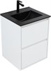 AQUANET Тумба с раковиной Милан 50 цв. белый глянец AQUANET-340151