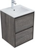 AQUANET Тумба с раковиной Милан 50 цв. дуб рошелье AQUANET-340156