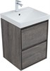 AQUANET Тумба с раковиной Милан 50 цв. дуб рошелье AQUANET-340156