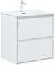 AQUANET Тумба с раковиной Милан 60 цв. белый глянец AQUANET-340152