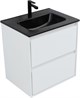 AQUANET Тумба с раковиной Милан 60 цв. белый глянец AQUANET-340152