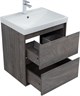 AQUANET Тумба с раковиной Милан 60 цв. дуб рошелье AQUANET-340157