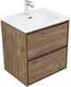 AQUANET Тумба с раковиной Милан 60 цв. дуб рустикальный AQUANET-340162