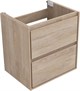 AQUANET Тумба с раковиной Милан 60 цв. дуб светлый AQUANET-340167