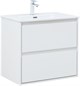 AQUANET Тумба с раковиной Милан 70 цв. белый глянец AQUANET-340153