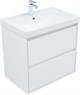 AQUANET Тумба с раковиной Милан 70 цв. белый глянец AQUANET-340153