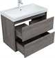 AQUANET Тумба с раковиной Милан 80 цв. дуб рошелье AQUANET-340159