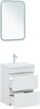 AQUANET Тумба с раковиной Нота new 50 цв.белый глянец AQUANET-335869