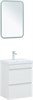 AQUANET Тумба с раковиной Нота new 50 цв.белый глянец AQUANET-335869
