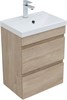AQUANET Тумба с раковиной Нота new 50 цв.дуб светлый AQUANET-335879