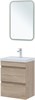 AQUANET Тумба с раковиной Нота new 50 цв.дуб светлый AQUANET-335879