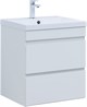 AQUANET Тумба с раковиной Нота new 58 цв.белый глянец AQUANET-335870