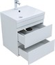 AQUANET Тумба с раковиной Нота new 58 цв.белый глянец AQUANET-335870