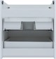 AQUANET Тумба с раковиной Нота new 58 цв.белый глянец AQUANET-335870