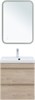 AQUANET Тумба с раковиной Нота new 58 цв.дуб светлый AQUANET-335880