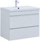 AQUANET Тумба с раковиной Нота new 75 цв.белый глянец AQUANET-335871