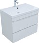AQUANET Тумба с раковиной Нота new 75 цв.белый глянец AQUANET-335871