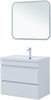 AQUANET Тумба с раковиной Нота new 75 цв.белый глянец AQUANET-335871