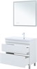 AQUANET Тумба с раковиной Нота New 90 белый глянец AQUANET-345802